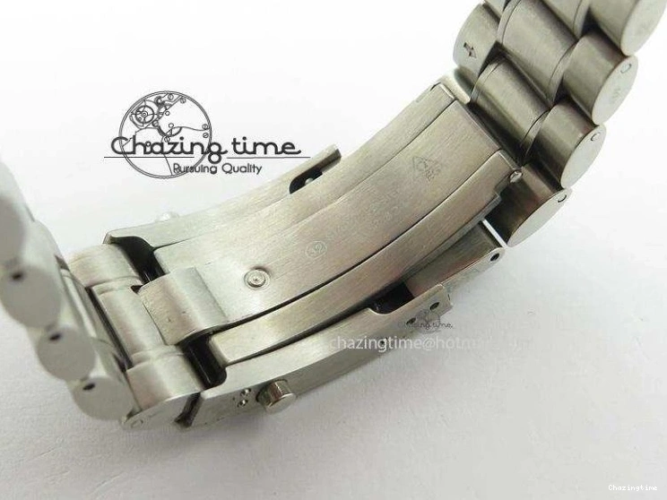 0228 Cozy Speedmaster Racing 40mm SS Black Dial On SS Bracelet A7750 ( Free Rubber Strap ) 8252